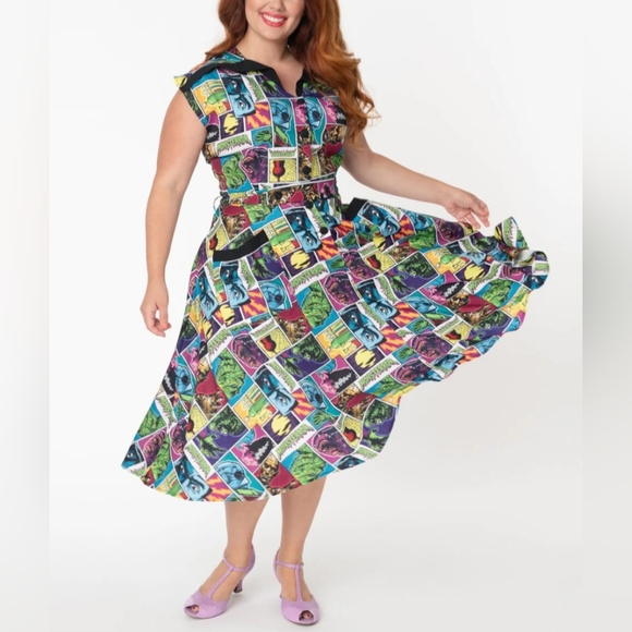 Universal Studios MONSTERS × Unique Vintage Dress - Picture 3 of 12